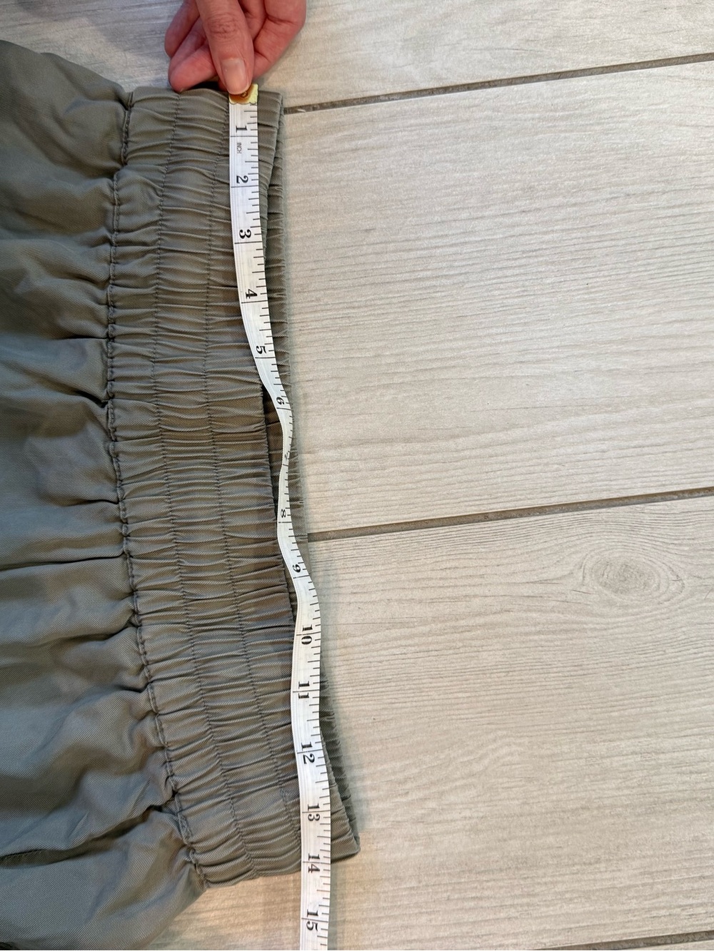 Quince Olive Tiered Maxi Skirt - Picture 9 of 10